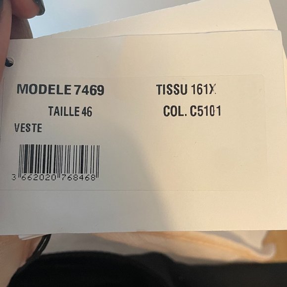 BALMAIN Black velvet jacket - Picture 10 of 13